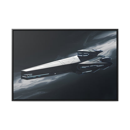 Starship of the Void - Gallery Canvas Wraps, Horizontal Frame