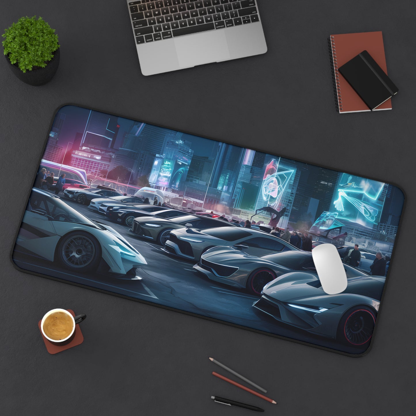 Future Car Meet - Desk Mat