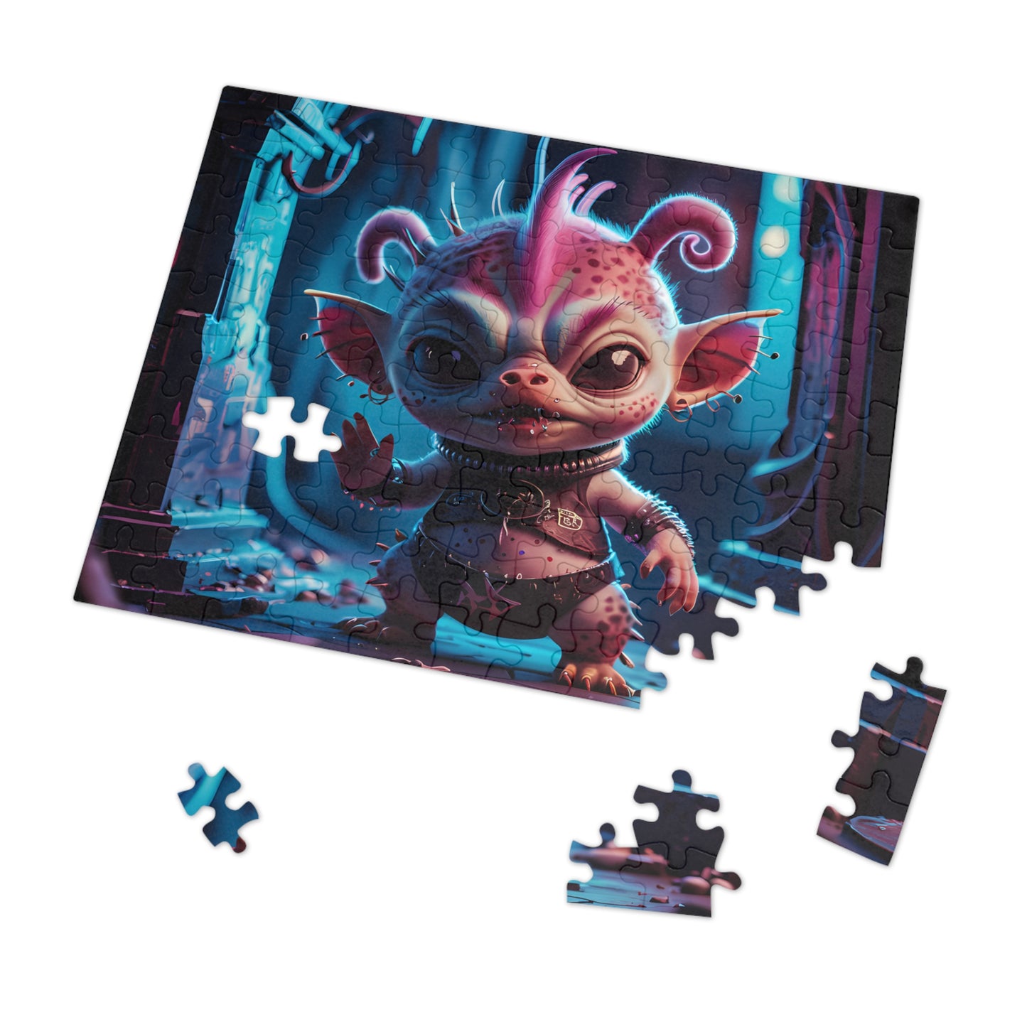 Punk Goblin Street Encounter - Jigsaw Puzzle (30, 110, 252, 500,1000-Piece)