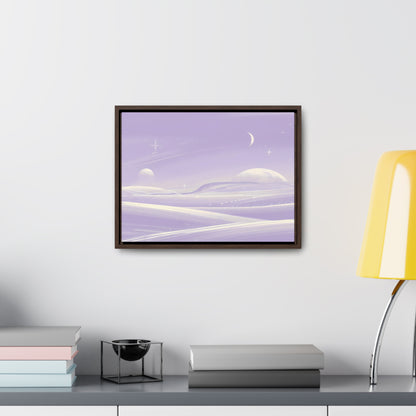 Ethereal Moonscape - Gallery Canvas Wraps, Horizontal Frame