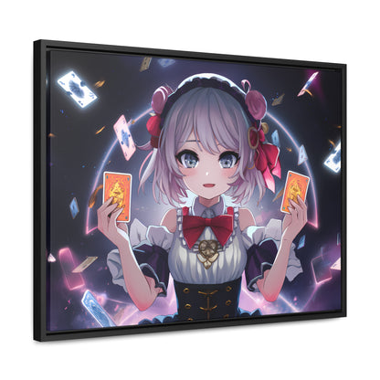 "Arcane Card Mastery" - Gallery Canvas Wraps, Horizontal Frame