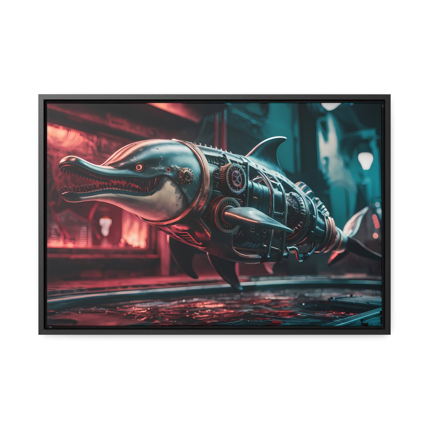 Mechanical Apex Predator - Gallery Canvas Wraps, Horizontal Frame