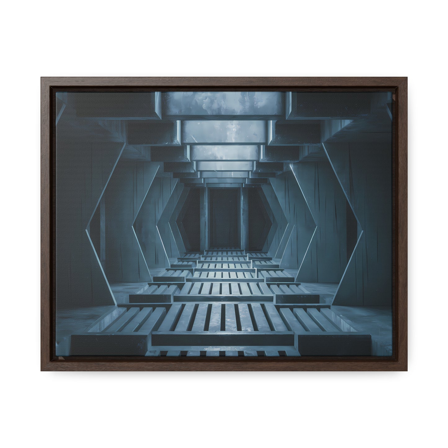 Echoes of the Forgotten Passage - Gallery Canvas Wraps, Horizontal Frame