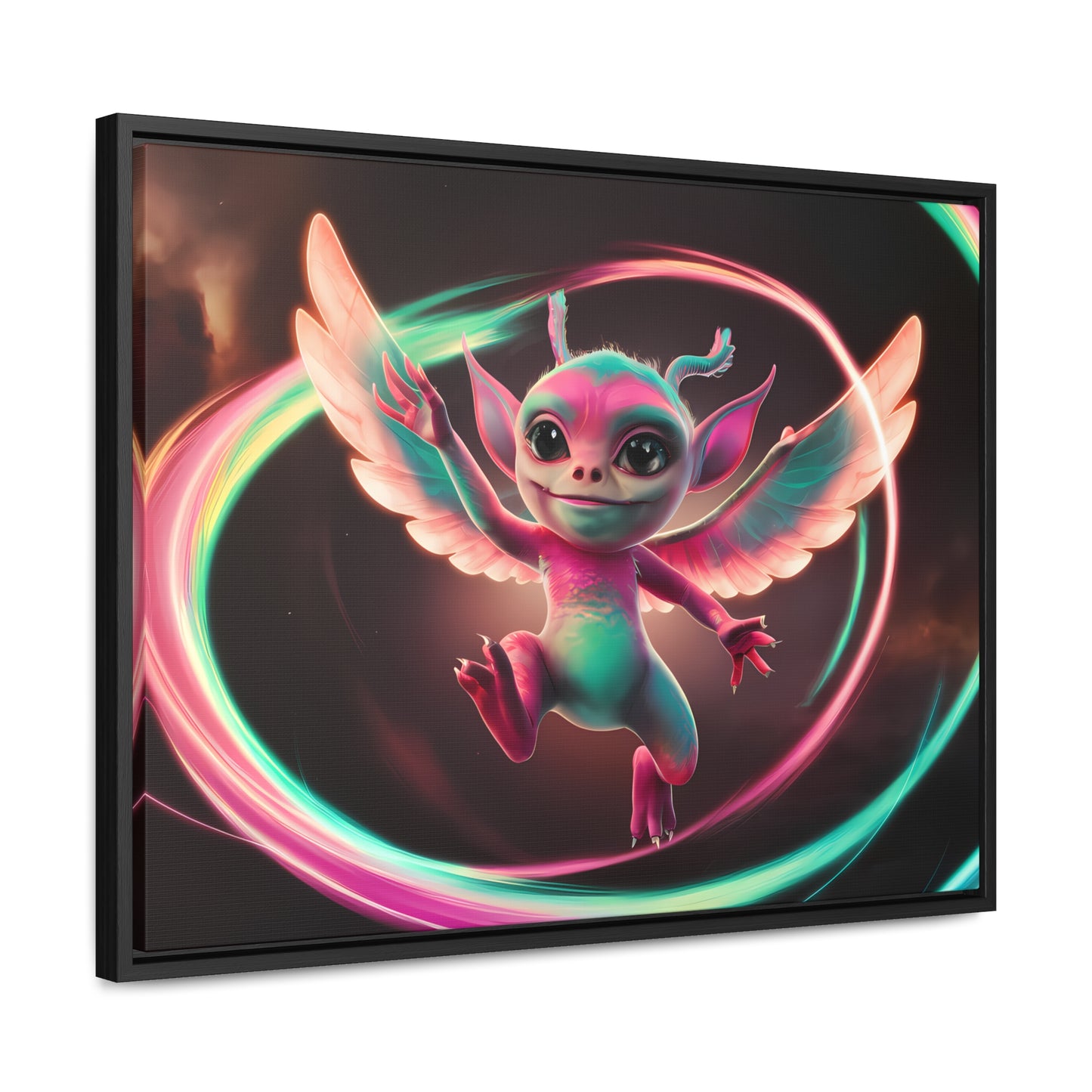 Wings of Radiant Joy - Gallery Canvas Wraps, Horizontal Frame