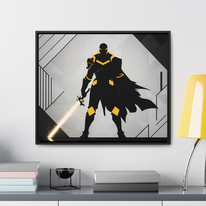 The Sentinel of Shadows - Gallery Canvas Wraps, Horizontal Frame