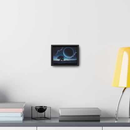 Eclipse of the Silent Horizon - Gallery Canvas Wraps, Horizontal Frame