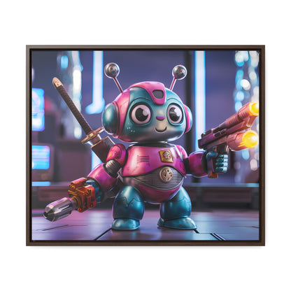 Robo-Samurai Defender - Gallery Canvas Wraps, Horizontal Frame