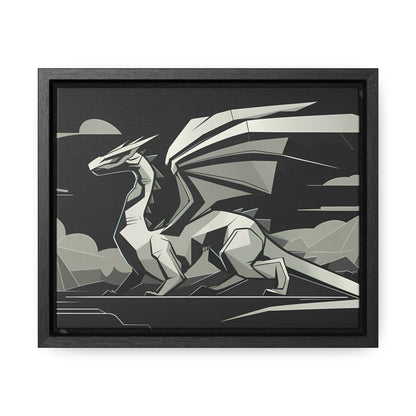 Shadow of the Silver Dragon - Gallery Canvas Wraps, Horizontal Frame