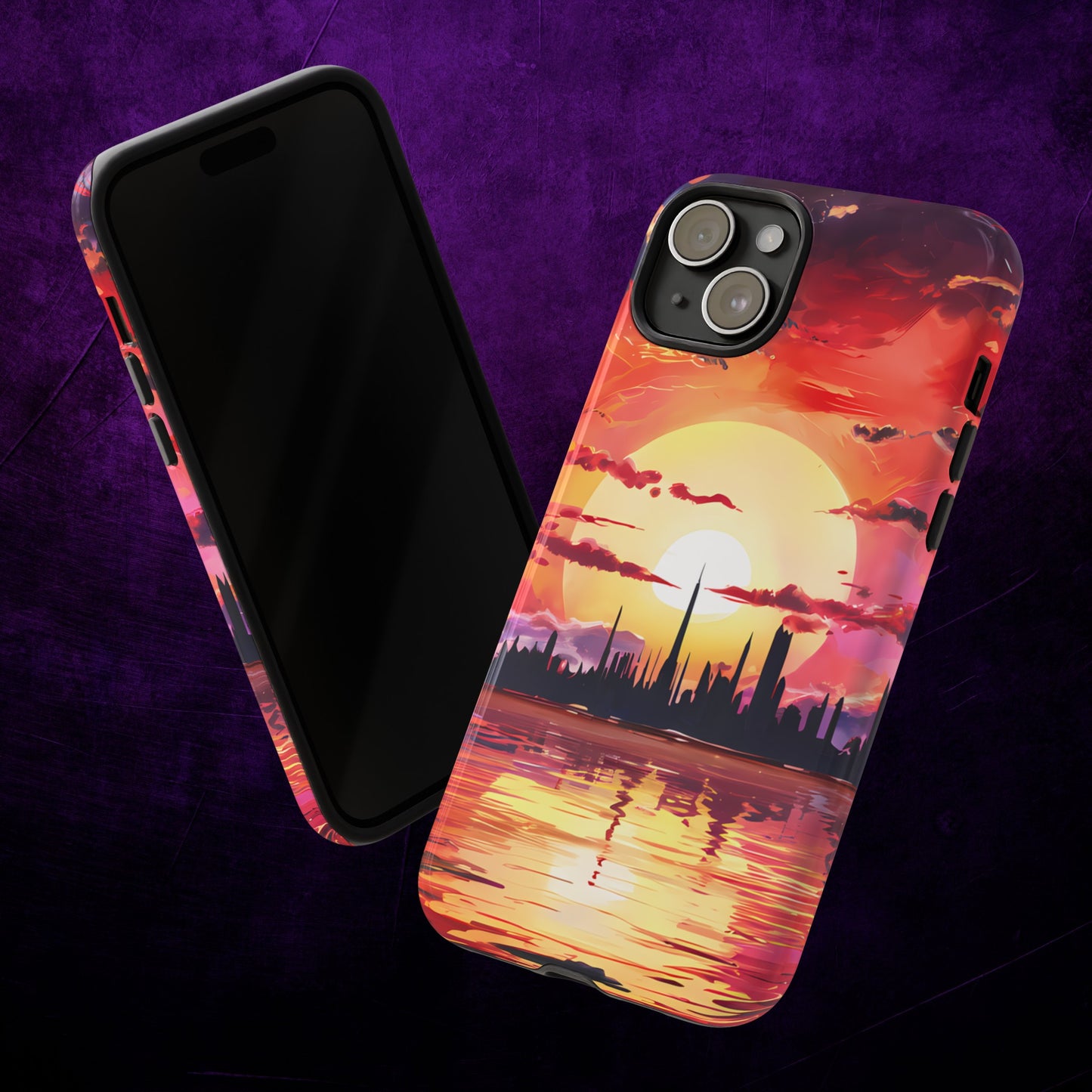 Anime Island City - Smartphone Tough Cases