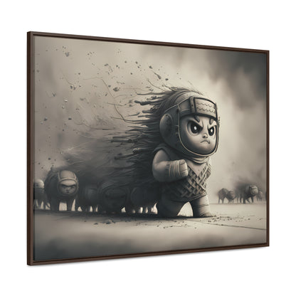 March of the Determined - Gallery Canvas Wraps, Horizontal Frame