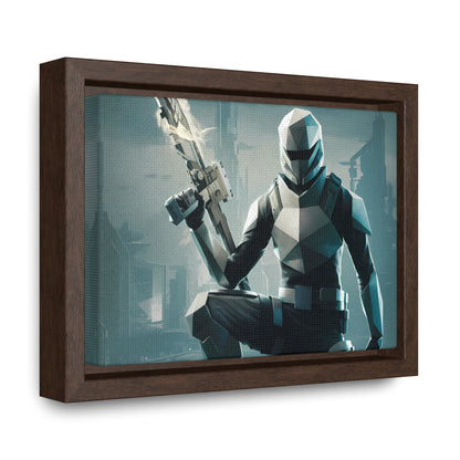 Guardian of the Futuristic Citadel - Gallery Canvas Wraps, Horizontal Frame