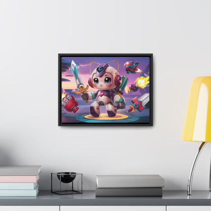 Battle Bot Hero - Gallery Canvas Wraps, Horizontal Frame