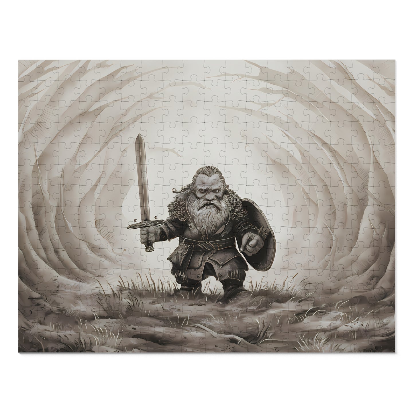 The Last Stand of the Woodland Dwarf - Jigsaw Puzzle (30, 110, 252, 500,1000-Piece)