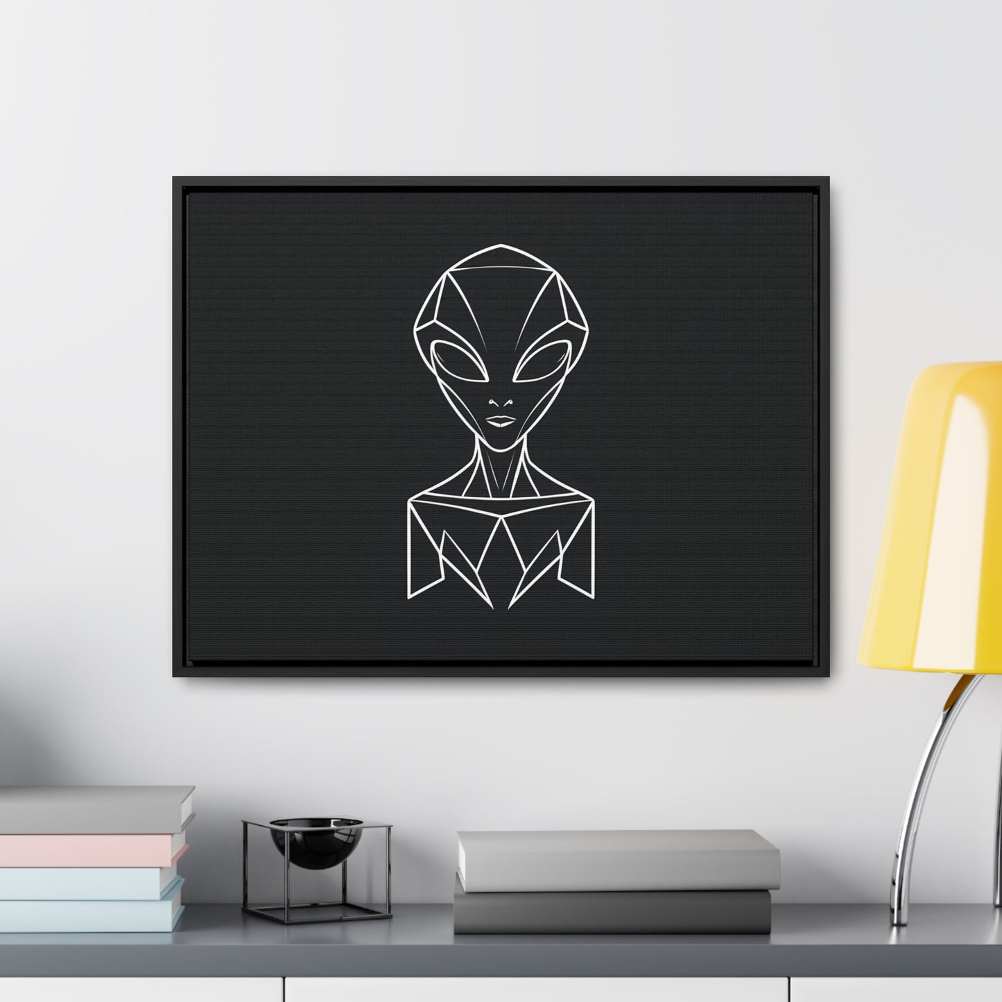 Alien Geometry - Gallery Canvas Wraps, Horizontal Frame