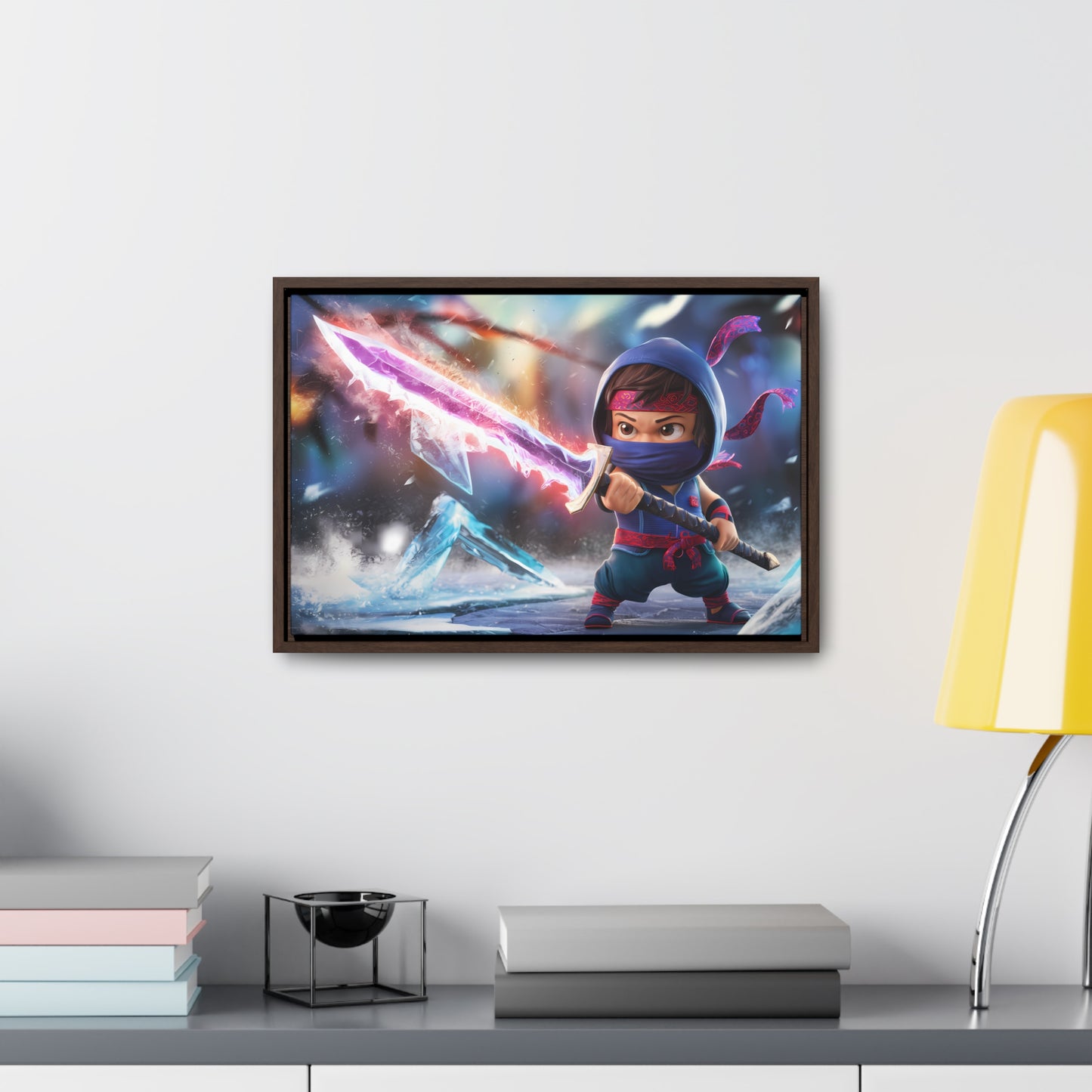 Blade of the Frozen Shadow - Gallery Canvas Wraps, Horizontal Frame