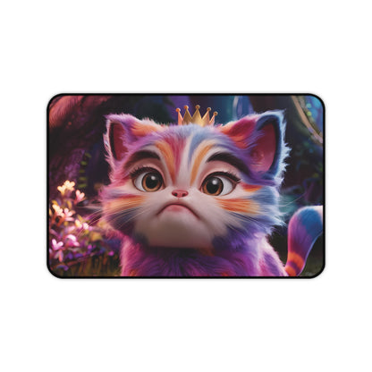 Cute Rainbow Cat - Desk Mat