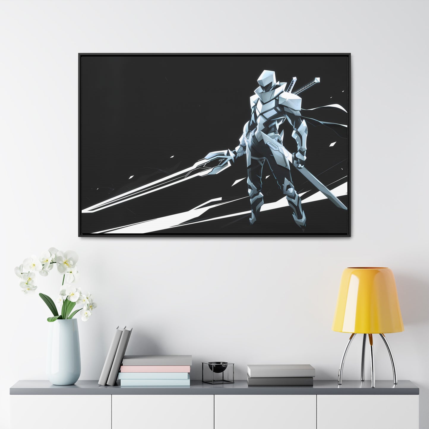 Blade of the Shadow Knight - Gallery Canvas Wraps, Horizontal Frame