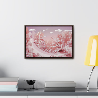 Whimsical Dawn Garden - Gallery Canvas Wraps, Horizontal Frame