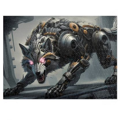 Cybernetic Apex Wolf - Jigsaw Puzzle (30, 110, 252, 500,1000-Piece)