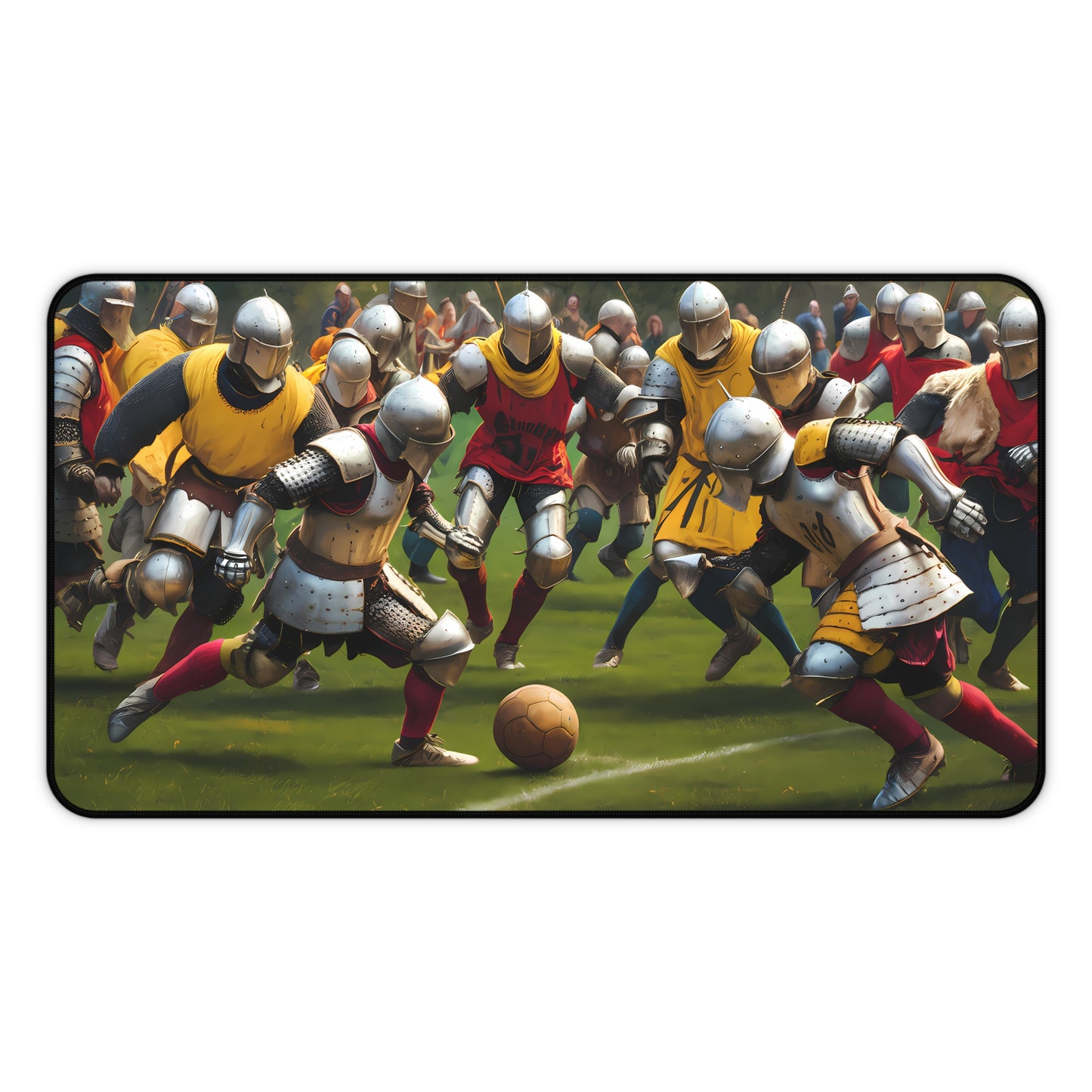 Medieval Football Frenzy - Desk Mat