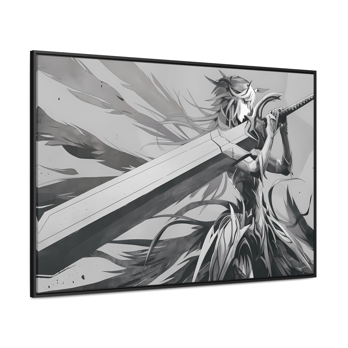 Eclipse of the Blade - Gallery Canvas Wraps, Horizontal Frame