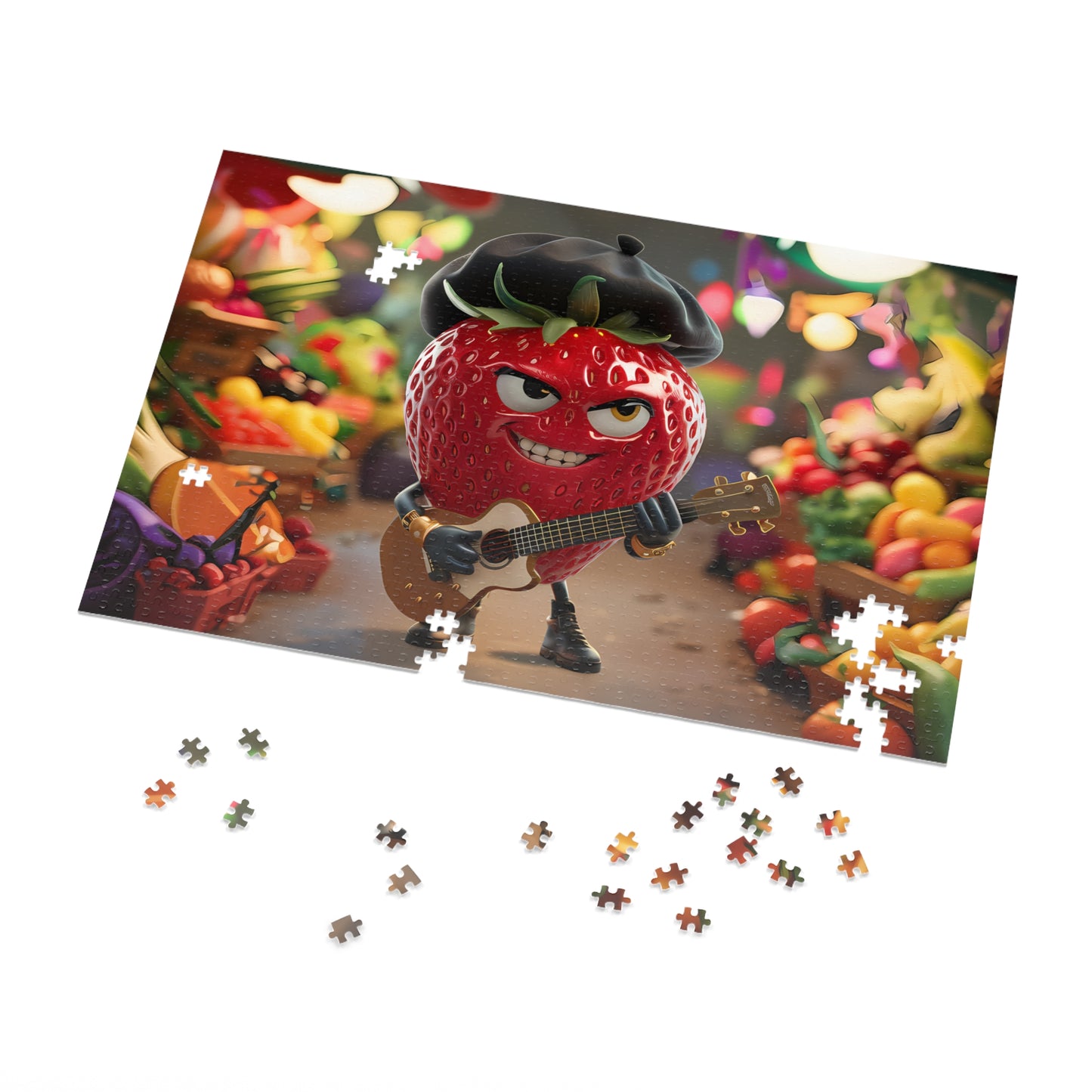 Berry Badass in the Fruit Market - Jigsaw Puzzle (30, 110, 252, 500,1000-Piece)