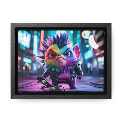 Skateboarding Punk - Gallery Canvas Wraps, Horizontal Frame