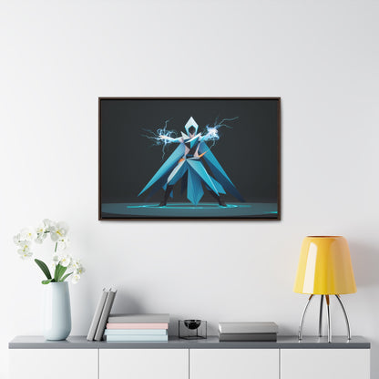 Stormbound Sentinel - Gallery Canvas Wraps, Horizontal Frame