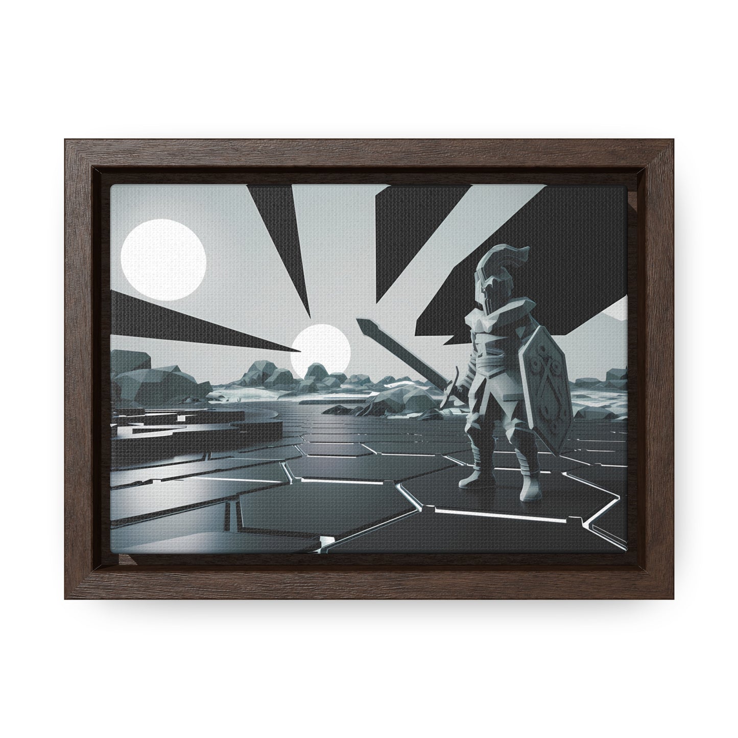 Guardian of the Twin Suns - Gallery Canvas Wraps, Horizontal Frame