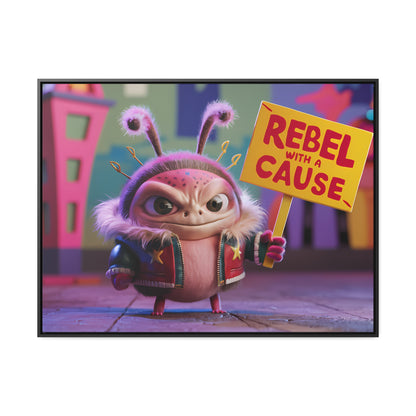 Rebel with a Cause - Gallery Canvas Wraps, Horizontal Frame