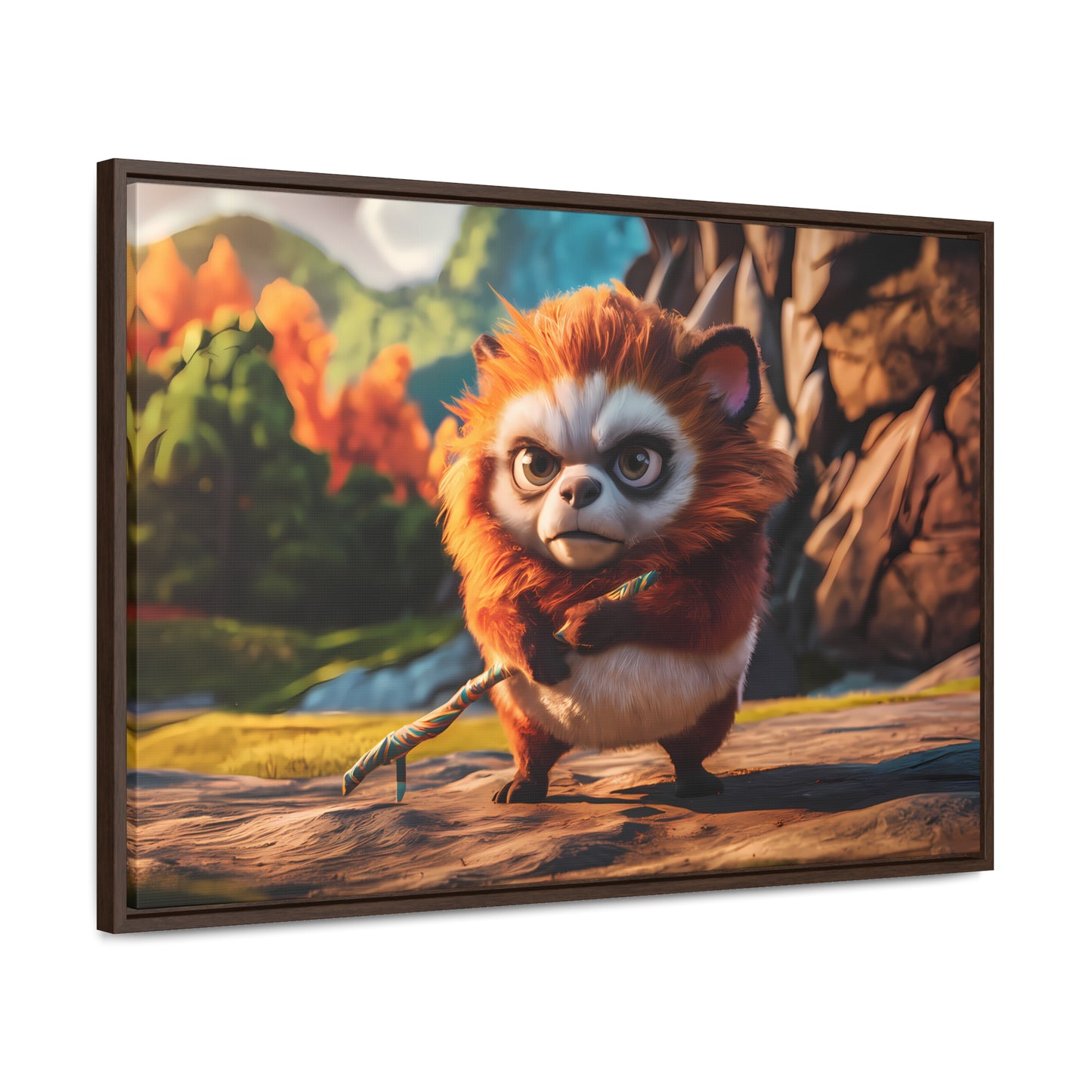 Guardian of the Enchanted Forest - Gallery Canvas Wraps, Horizontal Frame