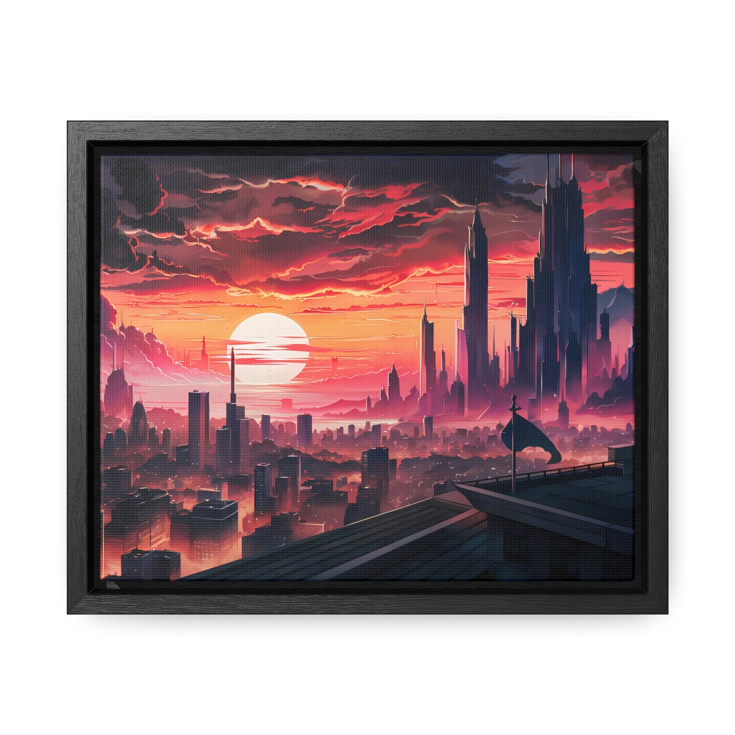 City of the Last Dawn - Gallery Canvas Wraps, Horizontal Frame