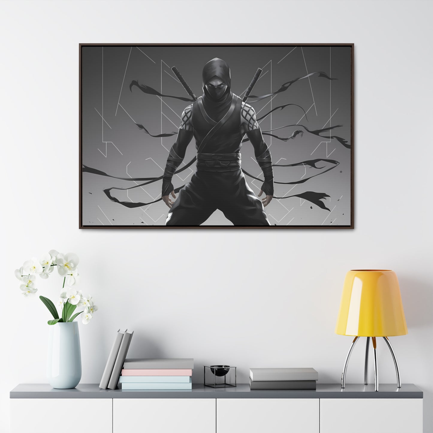 Shadowblade Sentinel - Gallery Canvas Wraps, Horizontal Frame