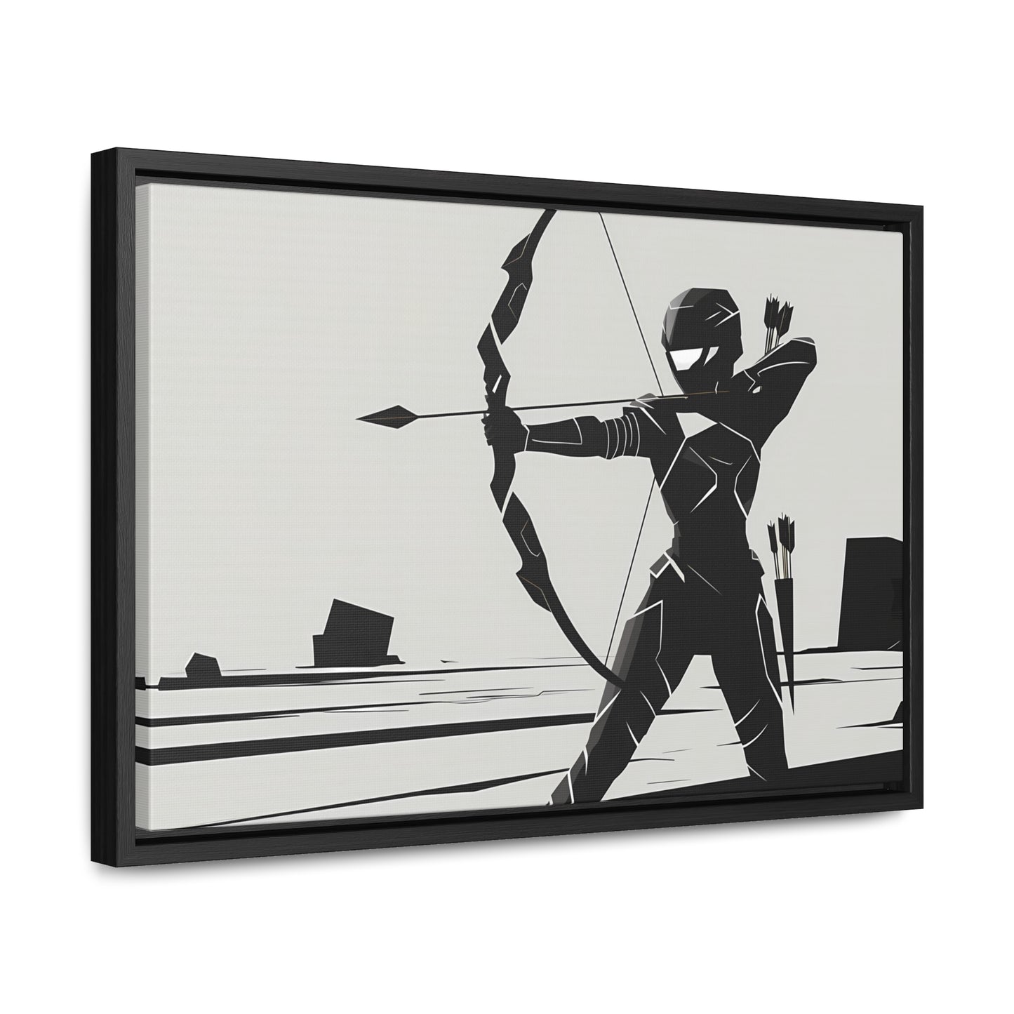 Silent Hunter - Gallery Canvas Wraps, Horizontal Frame