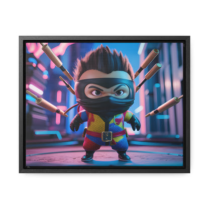 Ninja Toy Showdown - Gallery Canvas Wraps, Horizontal Frame