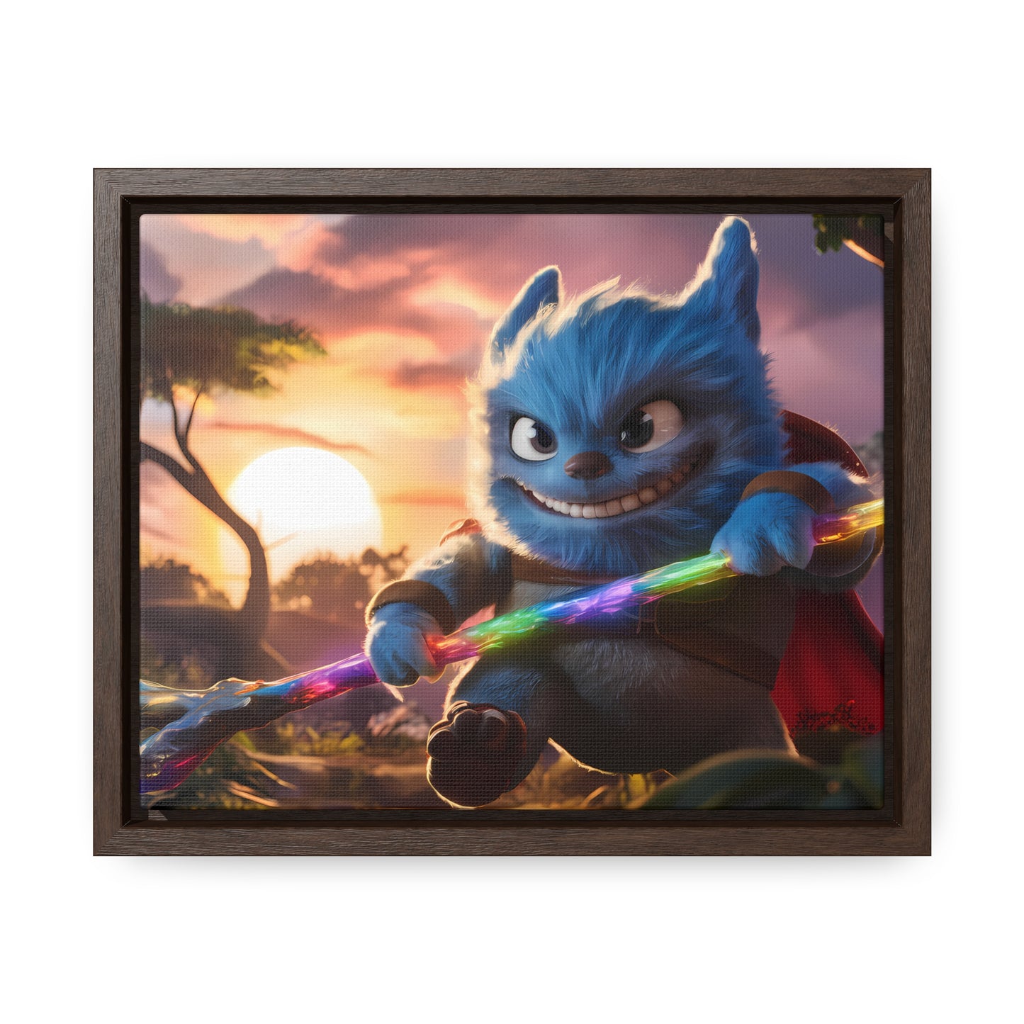 Guardian of the Enchanted Forest - Gallery Canvas Wraps, Horizontal Frame