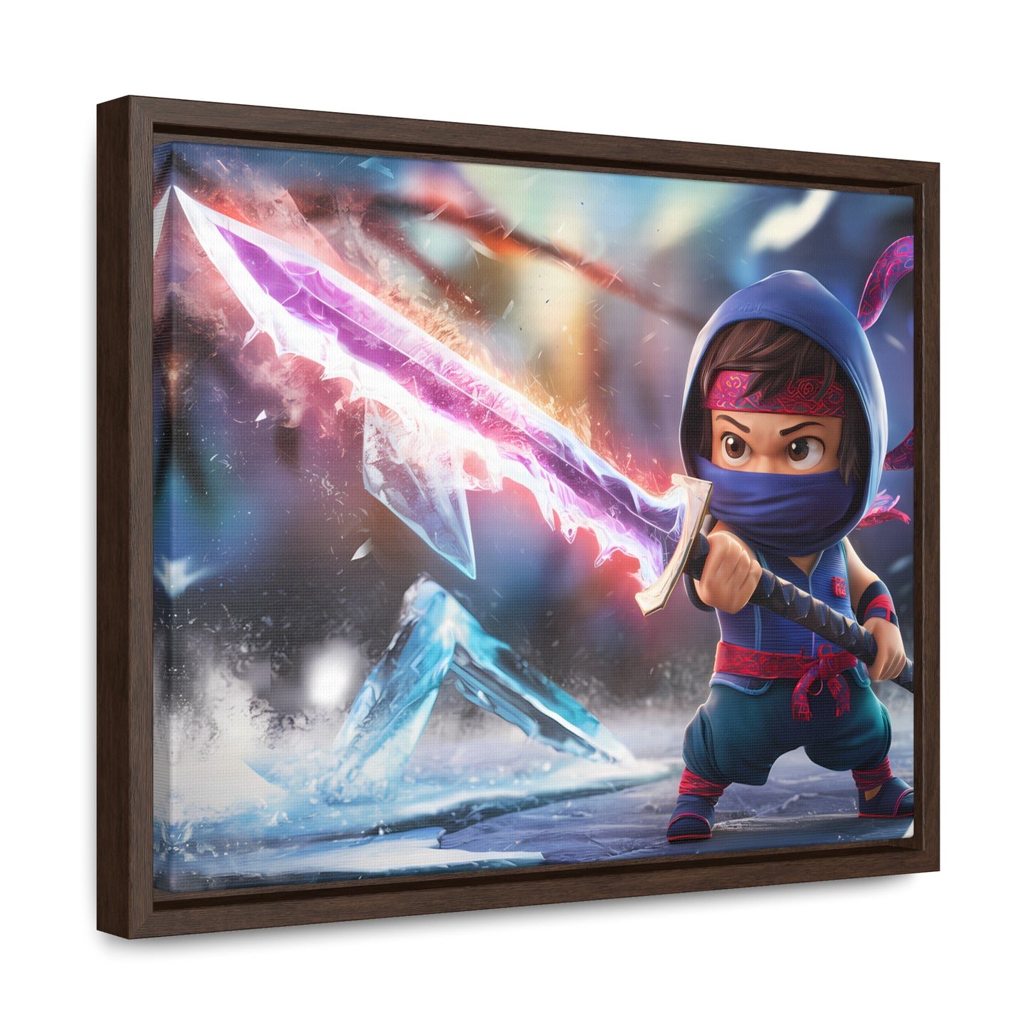 Blade of the Frozen Shadow - Gallery Canvas Wraps, Horizontal Frame