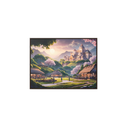 "Whispers of the Twilight Kingdom" - Gallery Canvas Wraps, Horizontal Frame