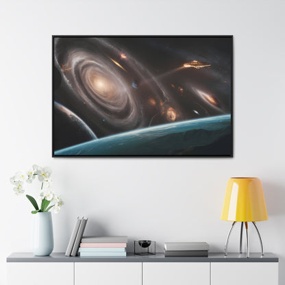 Galactic Odyssey - Gallery Canvas Wraps, Horizontal Frame