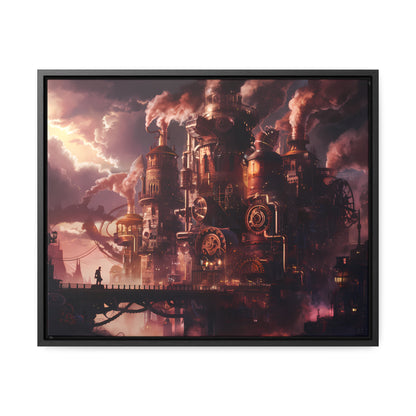 Industrial Twilight - Gallery Canvas Wraps, Horizontal Frame