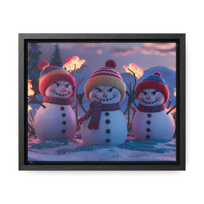 Frosty Troublemakers - Gallery Canvas Wraps, Horizontal Frame