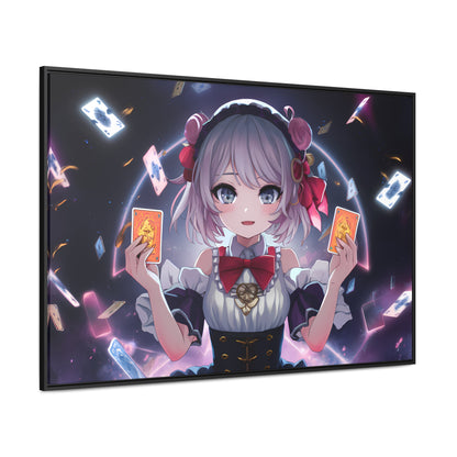 "Arcane Card Mastery" - Gallery Canvas Wraps, Horizontal Frame