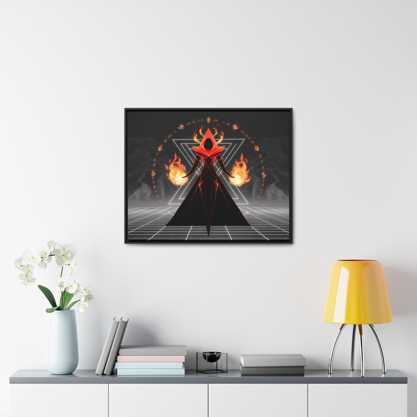 Eternal Pyromancer - Gallery Canvas Wraps, Horizontal Frame