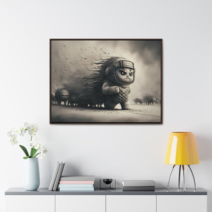 March of the Determined - Gallery Canvas Wraps, Horizontal Frame