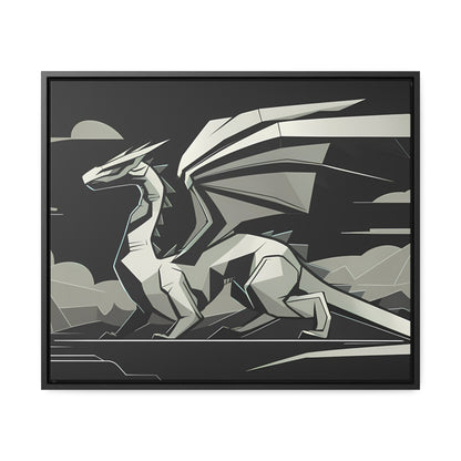 Shadow of the Silver Dragon - Gallery Canvas Wraps, Horizontal Frame