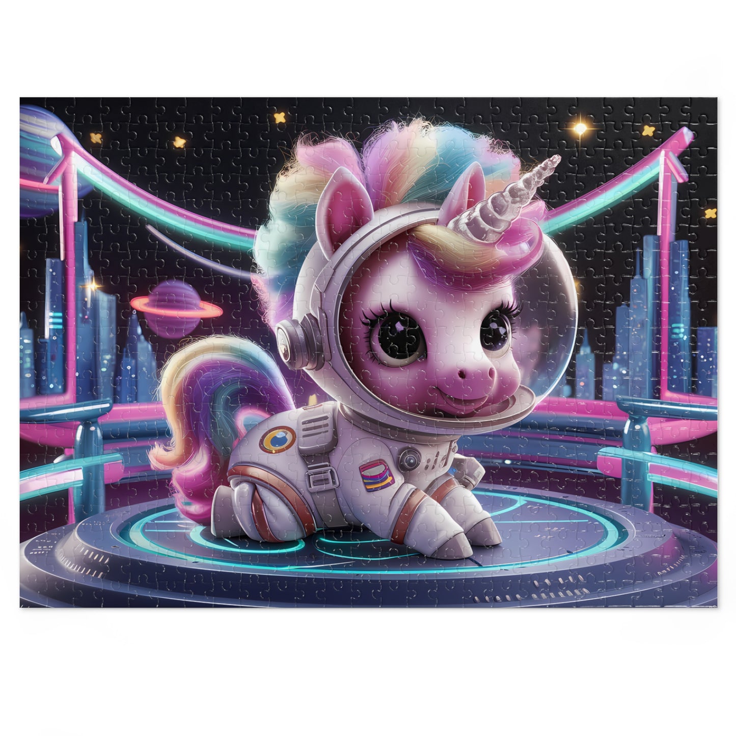 Galactic Unicorn Explorer - Jigsaw Puzzle (30, 110, 252, 500,1000-Piece)