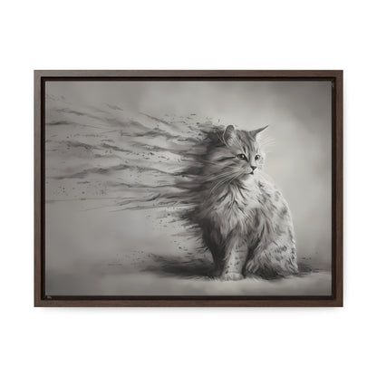 Ephemeral Whiskers - Gallery Canvas Wraps, Horizontal Frame