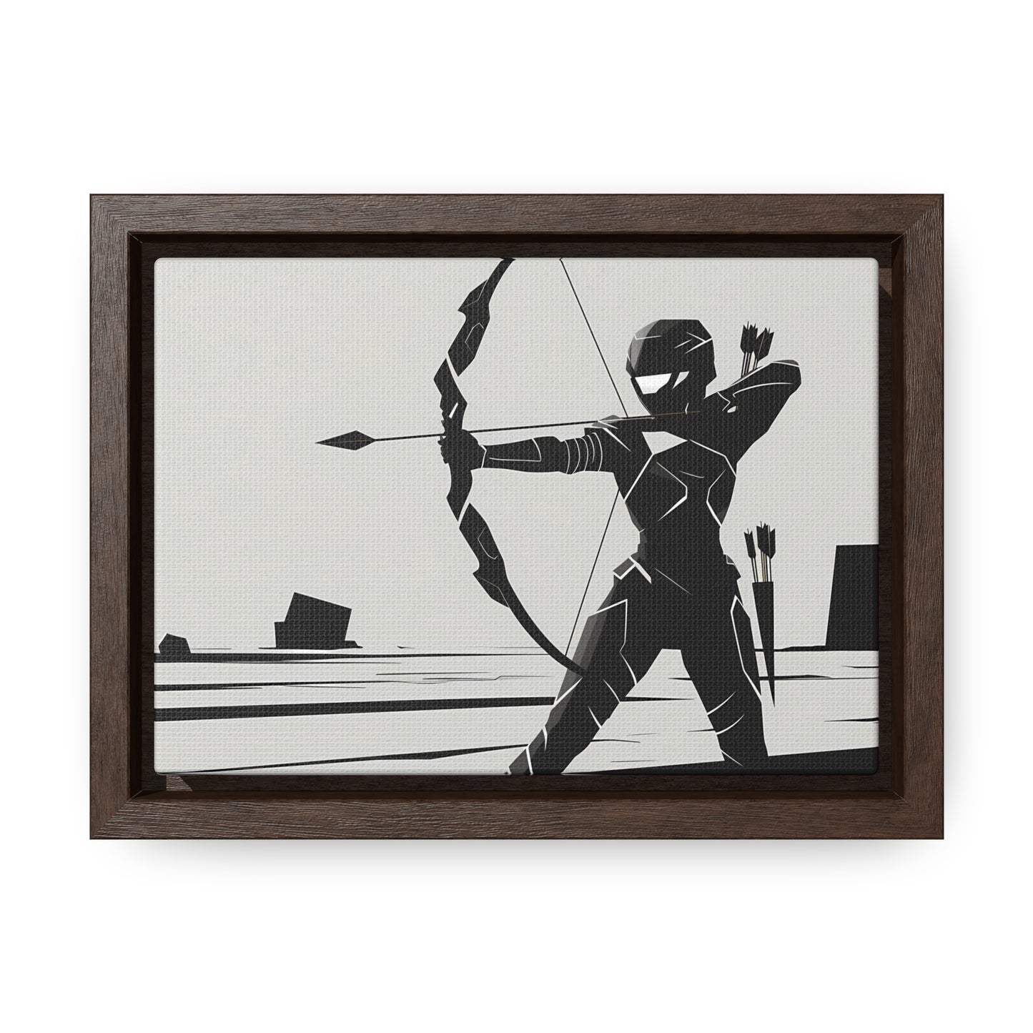 Silent Hunter - Gallery Canvas Wraps, Horizontal Frame