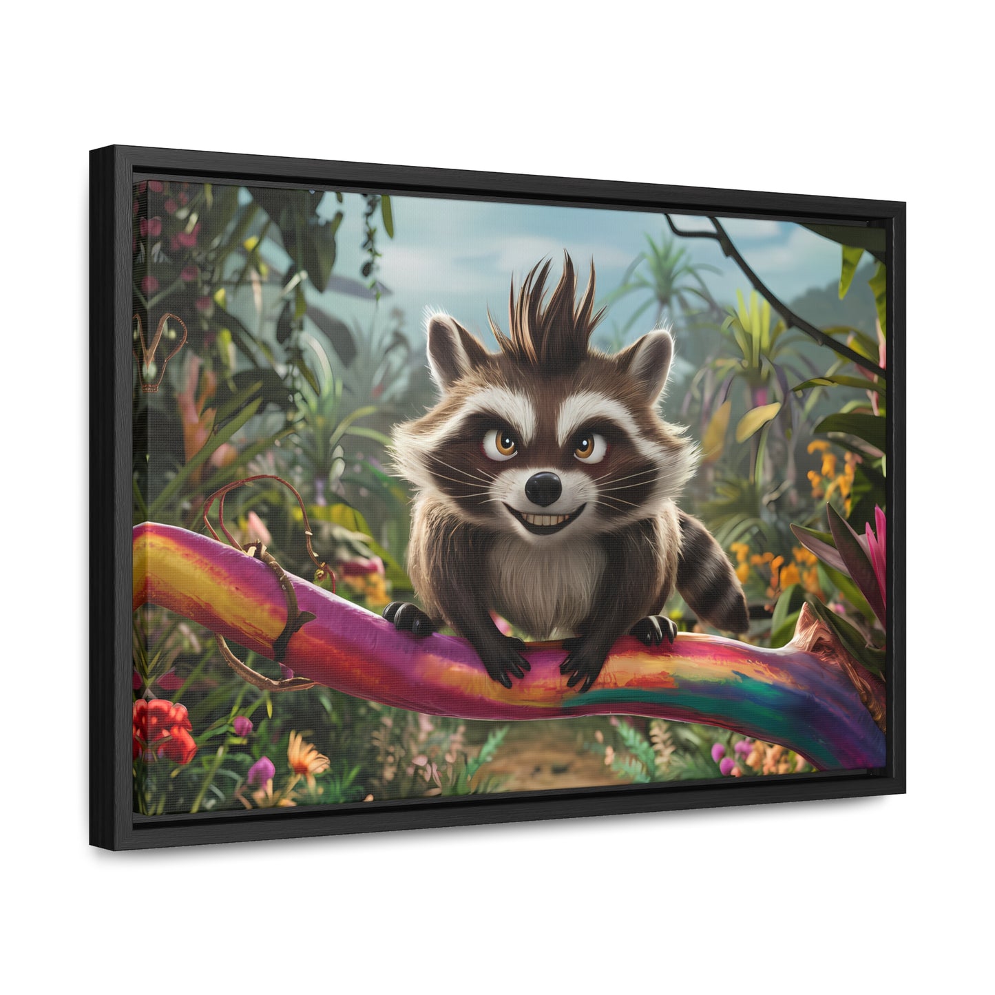 Jungle Mischief - Gallery Canvas Wraps, Horizontal Frame