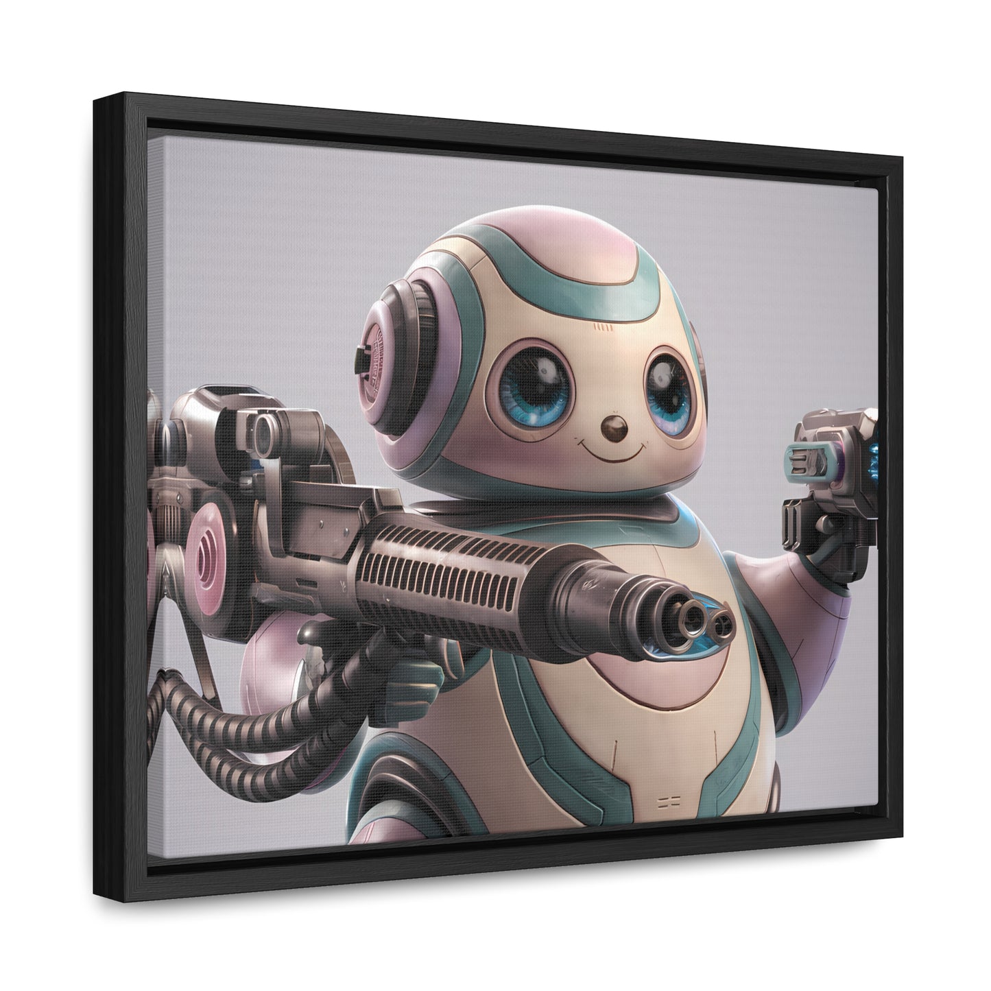 "Adorable Defender" - Gallery Canvas Wraps, Horizontal Frame